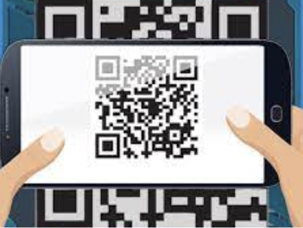 Example of a QR code